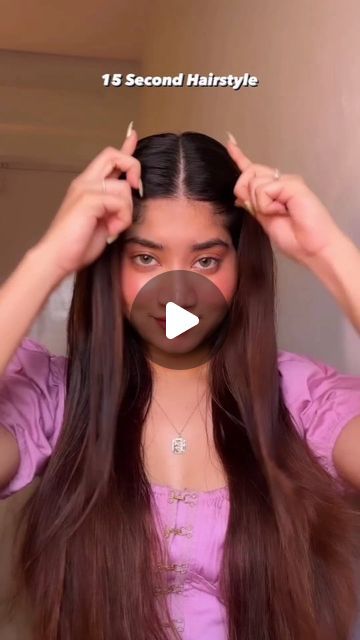 Simple Hairstyles & Tips on Instagram: "The Best hair tutorials ❤️❤️
By @theriaaminnn ❤️
.
*No copyright infringement was intended. If you are the author of this video and do not want your video to be posted on this page, please contact me in DM and your video will be deleted as soon as possible. Thank you 🤗
.
#hairstylevideo #hairstyle #hairtutorialvideo #hairstyleideas  #hairtransformation #tutorialhair #hairideas #hairoftheday #tutorialhairdo #hairtutorial #cutehairstyles #hairstyletutorial #hairvideotutorial #videohair #hairstyleideas" Hairstyle With Shirt Outfit Women, Fast Easy Hairstyles, Five Minute Hairstyles, Awesome Hairstyles, Simple Hairstyles, Simple Hair, Celebrity Hair Stylist, Fashion Fail, Hair Videos Tutorials