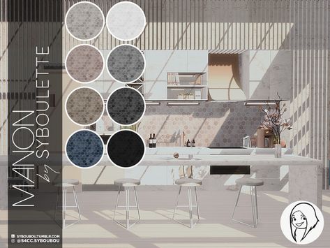 Sims 4 Wall Cc Wallpapers Patreon, Sims 4 Cc Wallpaper And Floors Patreon, Sims 4 Kitchen Wallpaper, Sims 4 Walls, Sims 4 Kitchen, Tiles Wallpaper, Die Sims 4, Wallpaper And Tiles, Mod Furniture