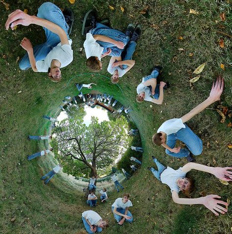 Multiplicity + Stereographic 360X180 Panorama, via Flickr. Trick Photography, 360 Photography, Panorama Photography, Adobe Photoshop Elements, Artistic Images, Fun Shots, Learning Photography, Amazing Photos, Photography Techniques