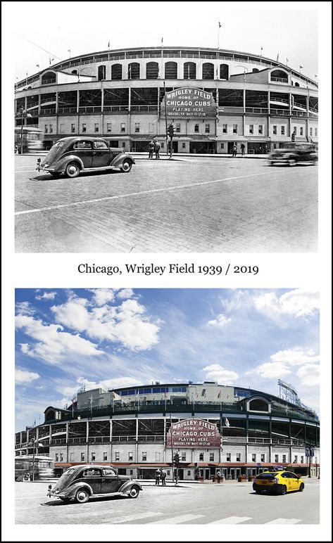 Chicago, Wrigley Field 1939 / 2019 Wrigley Field Chicago, Quincy Market, Celebrity Quiz, Celebrity Quizzes, Celebrity Portraits Drawing, Inanimate Objects, Pictorial Maps, Potomac River, Wrigley Field