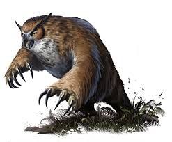 Awakened Owl Bear (5e Race) - D&D Wiki Owl Bear, Beast Creature, D D Monsters, Heroic Fantasy, Dnd Monsters, Fantasy Beasts, Fantasy Monster, Fantasy Rpg, Creature Concept