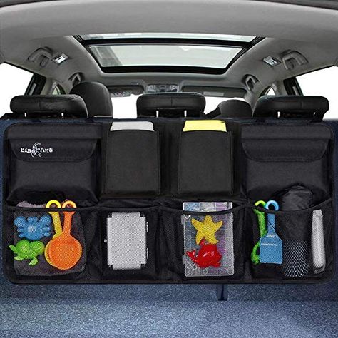 Amazon.com: Big Ant Back Seat Trunk Organizer,Space Saving Car Trunk Storage Organizer with Lid Keep Your Trunk Clean and Tidy 8 Large Pockets Car Organizer for Kids,Travel (34 x 18 inch): Gateway Car Trunk Organizer, Car Trunk Storage, Backseat Organizer, Trunk Organizer, Backseat Car Organizer, Large Storage Bags, Car Seat Organizer, Car Trunk Organization, Úložný Box