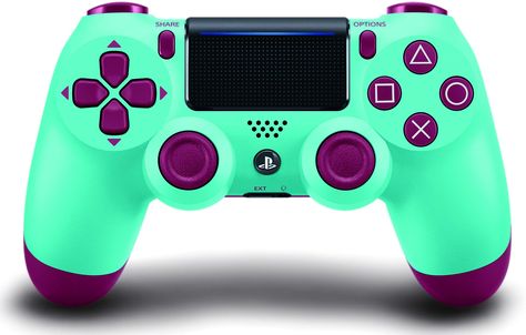 Amazon.com: DualShock 4 Wireless Controller for PlayStation 4 - Berry Blue: Video Games Control Ps4, Play Stations, Ps4 Video, Drop Shot, Ps4 Controller, Ps4 Pro, Playstation 4 (ps4), Ps4 Games, Video Game Accessories