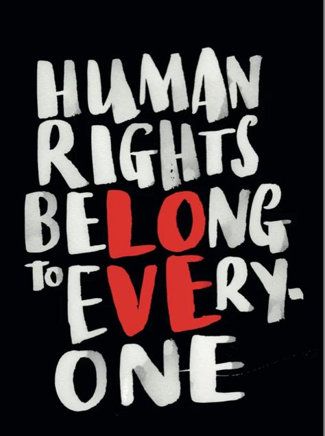 Iconic Posters to Celebrate the International Human Rights Day | Domestika Human Right Poster, Poster Ideas Graphic Design, Human Rights Poster, Brown Template, Human Rights Quotes, Universal Declaration Of Human Rights, Equality Quotes, Iconic Posters, World Drawing