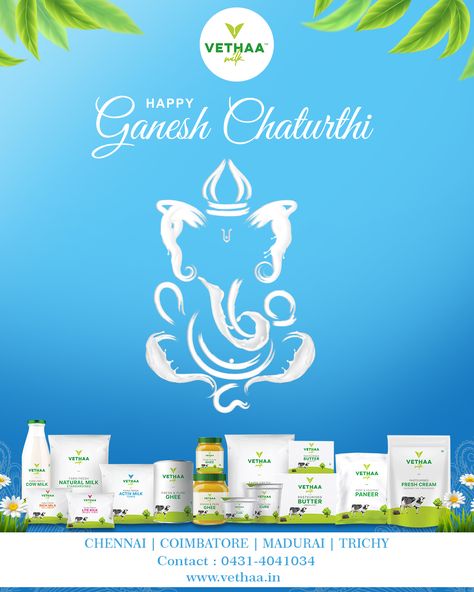 Hope Ganesh destroys your sorrow and worries. Visit our website: http://vethaa.in #vinayakarchathurthi #ganeshchaturthi2023 #bestmilkproductstamilnadu #bestmilkproductsintrichy #BestMilkProducts #milkshopnearme #milkshop #bestmilk #organicmilk #flavouredmilk #milkshake #farmfreshmilk #organic #organicproducts #vethaa #panner #gheebutter #gheebenefits #rasgulla #vedhamilk #coffee #srirangam #sweets #protein #farmfresh #healthy #CowMilk #milksweets Ghee Benefits, Ghee Butter, Farm Fresh Milk, Organic Milk, Milk Shop, Flavored Milk, Milk Cow, Fresh Milk, Fresh Cream