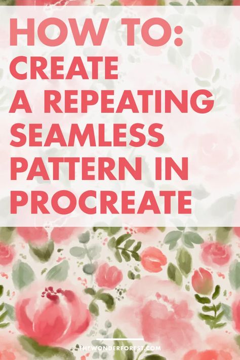 Procreate Wallpaper Tutorial, Patterns Procreate, Procreate Classes, Pattern In Procreate, Procreate Designs, Textile Designing, Wonder Forest, Procreate Ideas, Procreate Tutorials