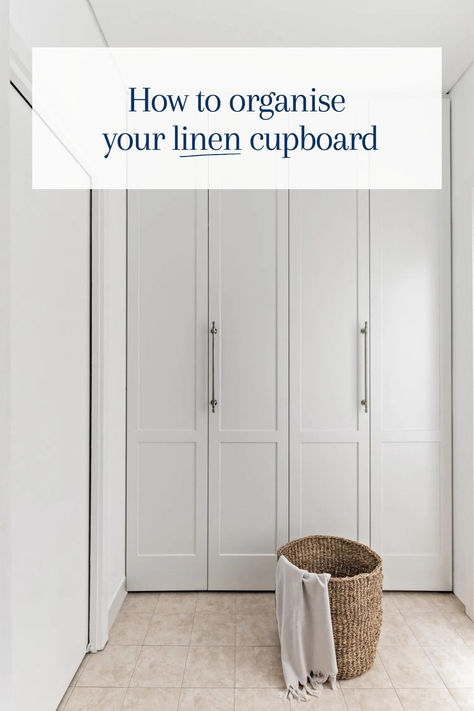 Whether it’s the barely used bath towels or poorly-folded fitted sheets, chances are your linen cupboard storage system could use a serious sorting out. Tap the link for our ultimate guide to tackling the linen cupboard chaos. Linen Cupboard Storage Ideas, Linen Cupboard Ideas, Utility Cupboard Ideas, Linen Cupboard Organisation, Laundry Cupboard, Folding Fitted Sheets, Utility Cupboard, Linen Cupboard, Towel Organization