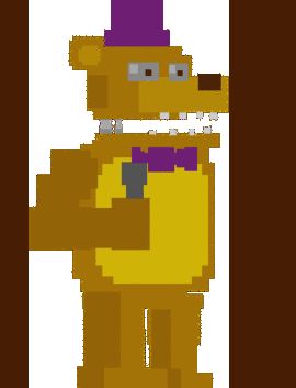 Character Information Fnaf Gif, Nightmare Fredbear, Fnaf Golden Freddy, Fred Bear, Fnaf Sister Location, Animatronic Fnaf, Circus Baby, Sister Location, Freddy Fazbear