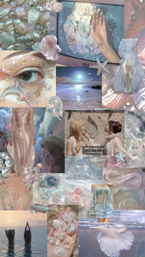 feeling so aquamarine 🫧 #mermaid #myfirstshuffle #mermaidcore #aeshetic #outfitinspo #pinkandblue Mermaid Picnic, Pisces Core, Pisces + Core + Aesthetic, Pisces Style, Aquamarine Mermaid, Y2k Mermaid, Venus In Pisces, Siren Aesthetic, Siren Core