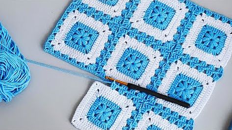 Granny Square Join, Connecting Granny Squares, Join Granny Squares, Crochet Joining, Joining Granny Squares, Crochet Rose Pattern, Crochet Best, Crochet Hack, Easy Crochet Baby