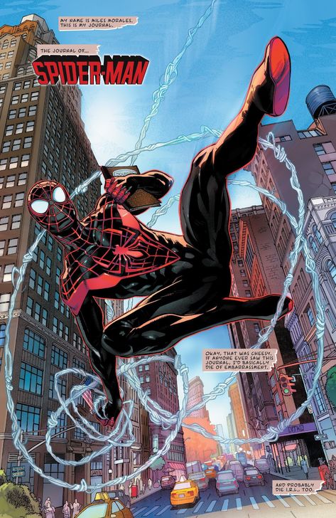 Miles Morales Comic, Spider Man 2018, Spiderman Poses, Miles Morales Spider Man, Miles Spiderman, Reading Guide, Image Spiderman, Arte Nerd, Miles Morales Spiderman