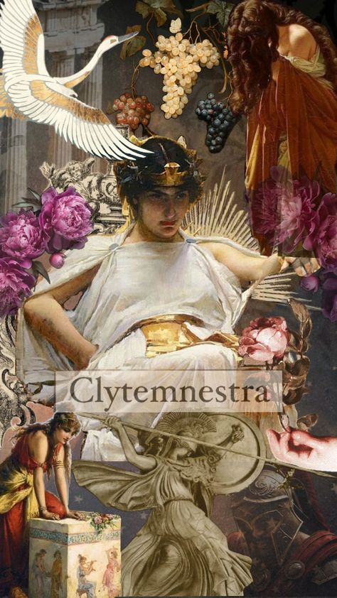 inspired by Clytemnestra by Constanza Casati #ancientgreece #sparta #clytemnestra #helenoftroy Clytemnestra Book, Clytemnestra Aesthetic, Helen Of Sparta, Book Collage, Greek Mythology Art, Leg Sleeve, Mythology Art, Leg Sleeves, Dream Girl