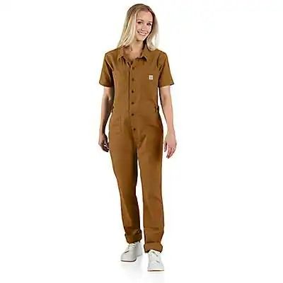 Women's Unlined Overalls & Coveralls | Carhartt Bib Overalls For Women, Work Overalls, Overalls For Women, Bib Overalls, Clothes Accessories, New Woman, Warm Weather, Overalls, Women's Clothing