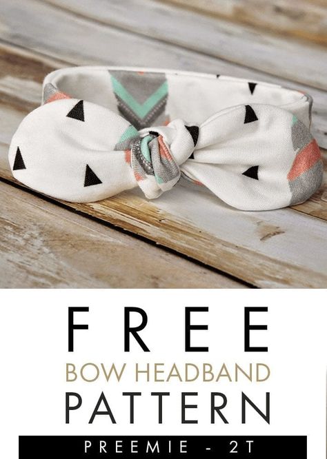 Learn how to make baby headbands with this free DIY baby bow headband pattern! Make in sizes 0-3 months - 2t. So easy to make! Baby Headband Pattern, Headband Pattern Free, Pattern Free Sewing, Diy Baby Bows Headbands, Diy Baby Headband, Baby Headband Tutorial, Make Baby Headbands, Diy Baby Bows, Baby Flower Headbands