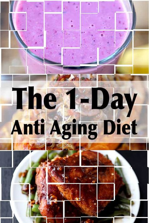 The 1-Day Anti Aging Diet - Pickled Plum Food And Drinks Anti Aging Diet, Routine Skin, Anti Aging Skin, Anti Aging Supplements, Anti Aging Food, Baking Soda Shampoo, Health Desserts, Anti Aging Tips, Diet Help