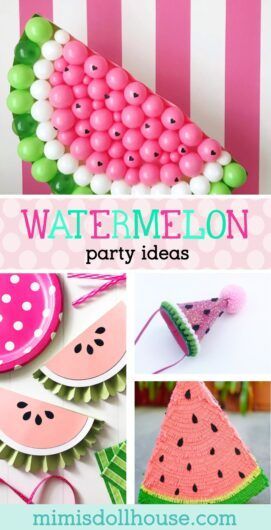 Adorable and Creative Ideas for a Watermelon Party    Watermelons are as delicious to look at as they are to eat!  If you want a bright and playful party theme, you can't go wrong with watermelon!  Watermelon Decorations can take your party to the next level.  Especially if you have a spring or summer party when those melons are ripe and ready to eat! Watermelon Party Ideas, Watermelon Decorations, Watermelon Birthday Party Theme, Watermelon Activities, Party Watermelon, Watermelon Diy, Watermelon Invitations, Baby Shower Watermelon, Watermelon Crafts