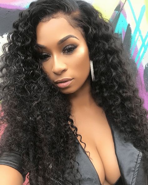 Lace Front Black, Long Locs, Vacation Hair, Hair Company, Wig Lace Front, Curly Lace Front Wigs, Beautiful Curls, Curly Hair With Bangs, Black Wig