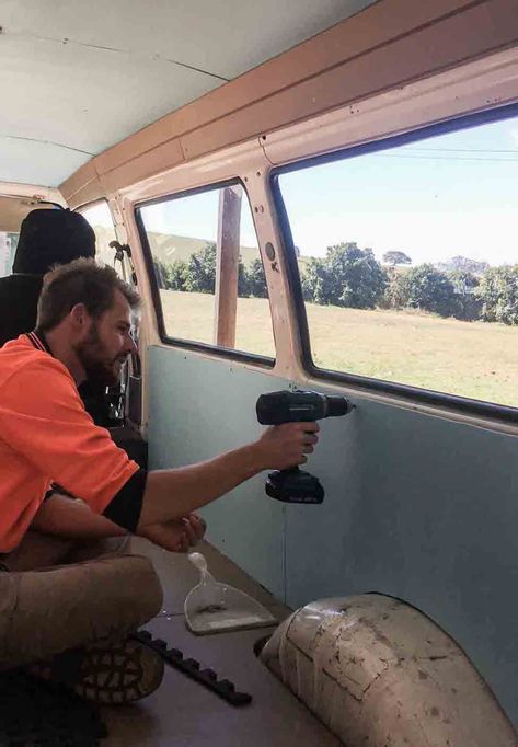 Installing walls into a van can be difficult with curves, check out how I installed plywood walls to complete my van build. This installation was done with limited tools, budget, knowledge and experience. Walls help hold in insulation and create a cozy feel for your van build and van life! Van Conversion Walls, Suv Conversion, Travelling Van, Van Walls, Van Upgrades, Van Life Aesthetic, 4x4 Camping, Camper Car, Conversion Van