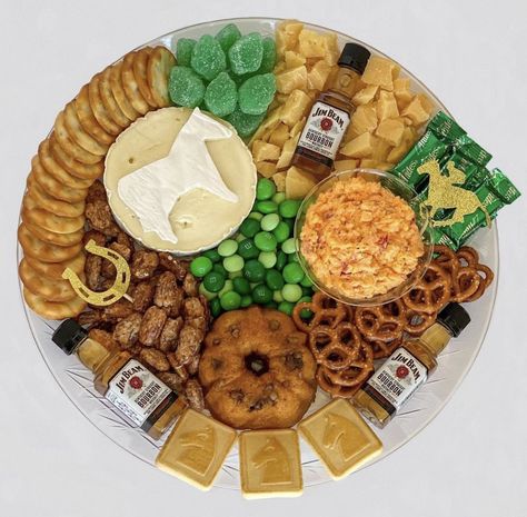 Kentucky Charcuterie Board, Kentucky Derby Charcuterie Board, Race Theme, St Patrick Day Snacks, Derby Time, Hot Brown, Hannah Rose, Ky Derby, Kentucky Derby Party