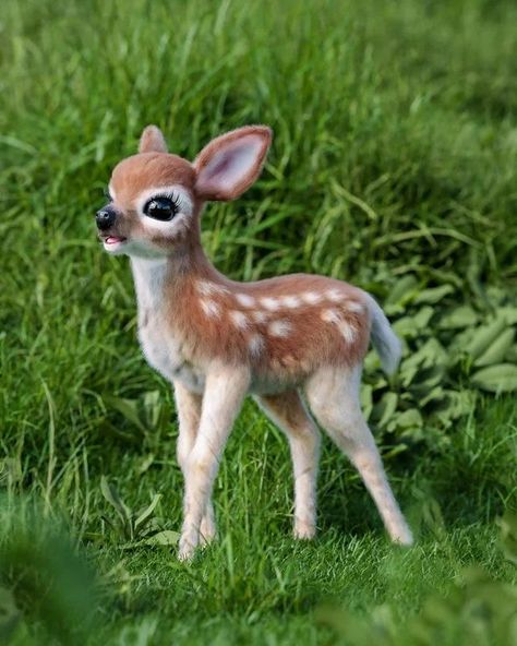 Cute Small Animals, Cute Fantasy Creatures, Cute Sheep, Trending Pins, Pretty Animals, Animal Photos, Baby Animals Funny, Baby Deer, 3d Modelling