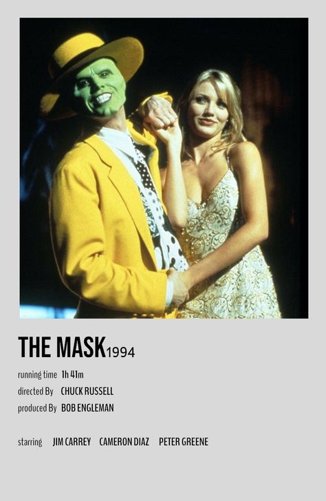 Jim Carrey Movie Posters, The Mask Jim Carrey, Peter Greene, Jim Carrey Movies, Film Posters Vintage, Jim Carrey, Movie Poster Wall, Film Posters, Film Serie