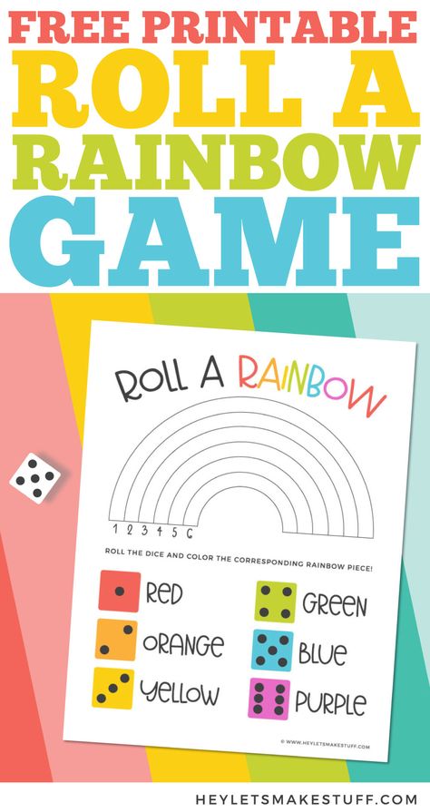 Rainbow Party Games, Rainbow Coloring Page, Rainbow Games, Summer Boredom, Rainbow Words, Rainbow Activities, Birthday Party Games For Kids, Rainbow Printable, Make Stuff