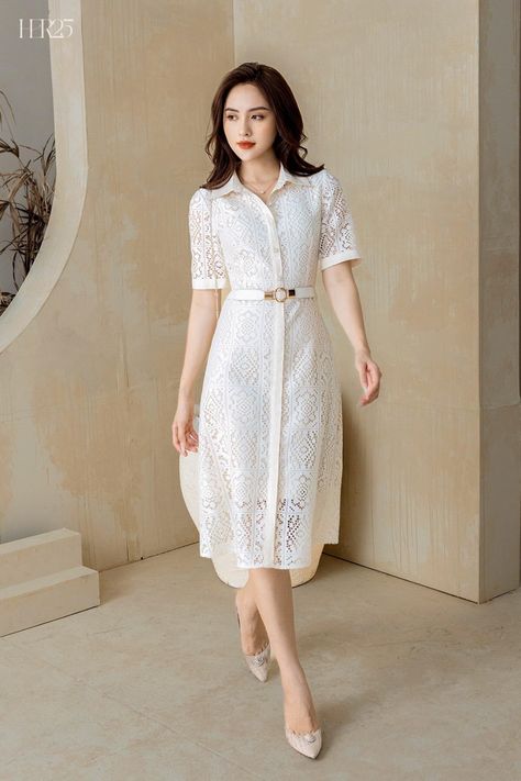 Hakoba Dress Designs, Hakoba Dress, Pretty Dresses Casual, Frock For Women, Casual Wear Dress, White Dresses, Fashion Design Clothes, Western Outfits, Dress Designs