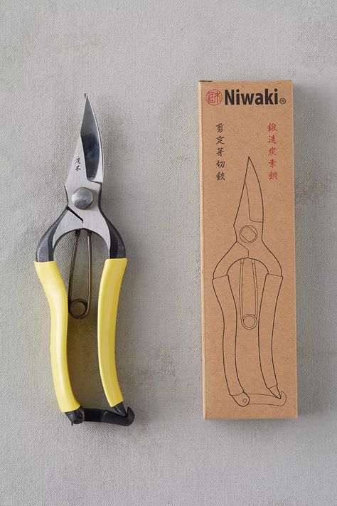 Niwaki Lightweight Hybrid Secateurs | Anthropologie Japanese Garden Tools, Ergonomic Hand, Anthropologie Holiday, Japanese Tools, Holiday Wishlist, Garden Tool Shed, Boot Stand, Camellia Oil, Toy Design