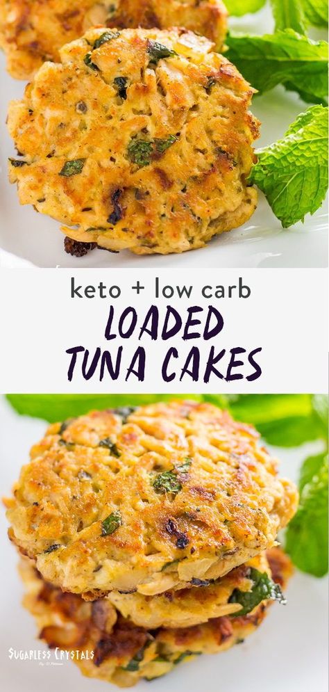 Keto Tuna Cakes, Tuna Patties Recipes, Keto Tuna, Tuna Patties, Tuna Cakes, Tuna Recipes, Keto Recipes Dinner, Keto Dinner, Keto Meal Plan