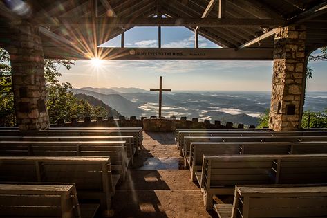 Pretty Place Chapel Wedding Fall, Pretty Place Chapel Wedding, Ratatouille Film, Symmes Chapel, Tiny Churches, Chapel Design, Pretty Place Chapel, South Carolina Travel, Rainbow Falls