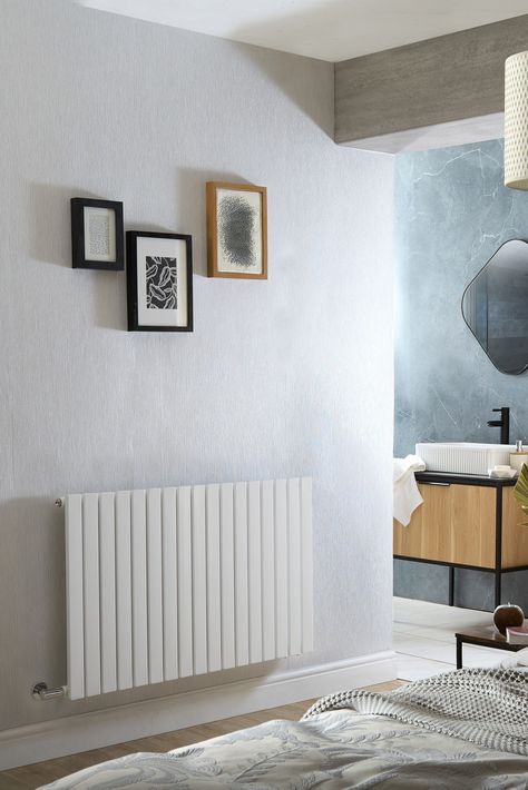 Electric never looked so good! ⚡ Find your fave efficient, energy saving rad! Electric Radiator, Bad Accessoires, Electric Underfloor Heating, Electric Heaters, Electric Radiators, Column Radiators, Designer Radiator, Electric Heater, White Powder