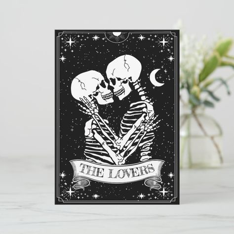 Tarot Card Wedding Invitation  Zazzle Tarot Card Wedding Invitation, Tarot Card Wedding, Wedding Gothic, Card Wedding Invitation, The Lovers Tarot Card, The Lovers Tarot, Rsvp Wedding, Wedding Anniversary Invitations, Tarot Cards Art