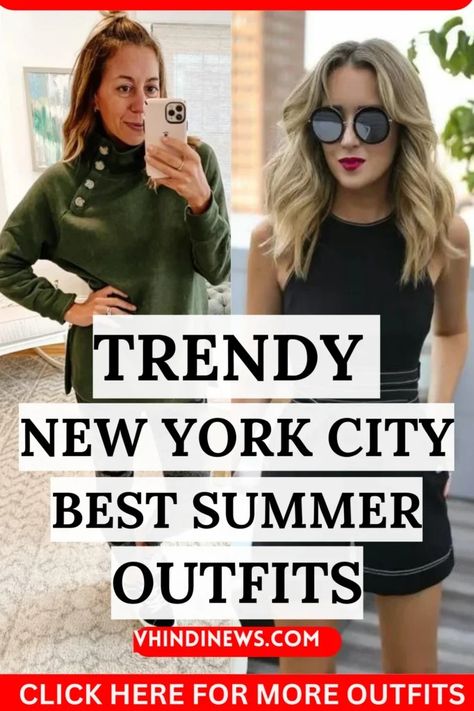 20 Trendy & Cute New York City Summer Outfits: Hottest Outfits for Hot Whether 50 New York City Summer Outfits 2024, New York Summer Outfits 2024, Summer New York Outfits, Broadway Show Outfit, New York City Summer Outfits, New York City Outfits Summer, New York Summer Outfits, New York Outfits Summer, City Summer Outfits