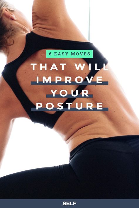 And sculpt a strong upper back, too. Posture Fix, Posture Exercises, Improve Your Posture, Strong Back, Bad Posture, Resistance Band Exercises, Better Posture, Poor Posture, Posture Correction