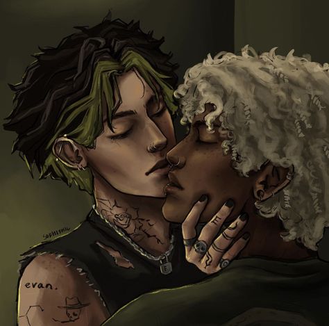 Evan Rosier And Barty Crouch Jr Fanart, Evan Rosier Fanart, Barty Crouch Jr Fanart, Evan Rosier, Barty Crouch, Slytherin Skittles, Marauders Fan Art, Barty Crouch Jr, Gay Harry Potter