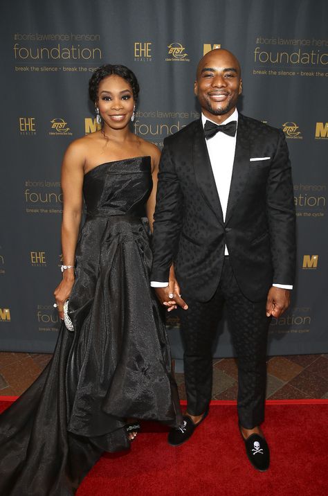 Lagree Fitness, Charlamagne Tha God, One Shoulder Dress Long, Taraji P Henson, Famous Couples, First Daughter, Black Excellence, Celebrity Couples, Non Profit