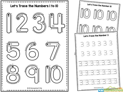 1 to 10 tracing worksheet Dominoes Math Games, Number Recognition Worksheets, 123 Homeschool 4 Me, Free Printable Numbers, Counting To 20, Numbers Worksheet, Number Sense Activities, Kindergarten Math Games, Kindergarten Freebies