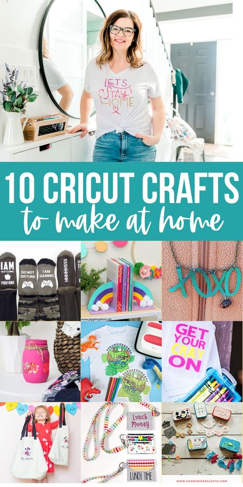 These Cricut DIY craft projects use little material so you can make them with what you have at home. Foam Cricut Projects, Diy Study Table, Cricket Machine, Playroom Shelves, Diy Crayons, Diy Mommy, Simple Projects, Maker Project, Workshop Ideas