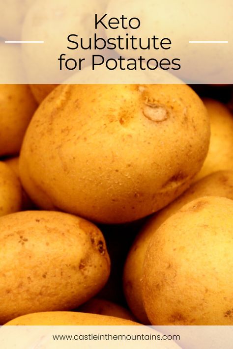 Keto Potatoes Substitute, Keto Baked Potato Substitute, Low Carb Potatoes Recipes, Substitute For Potatoes, Keto Substitutes, Potato Substitute, Jicama Fries, Low Carb Potatoes, Healthy Potatoes