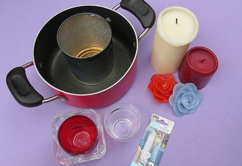 How to Make Homemade Grubby Candles Grubby Candles, Candle Gift Ideas, Candle Melting, Dollar Tree Candles, Jelly Candles, Candle Color Meanings, Coffee Scented Candles, Homemade Candle, Hand Dipped Candles