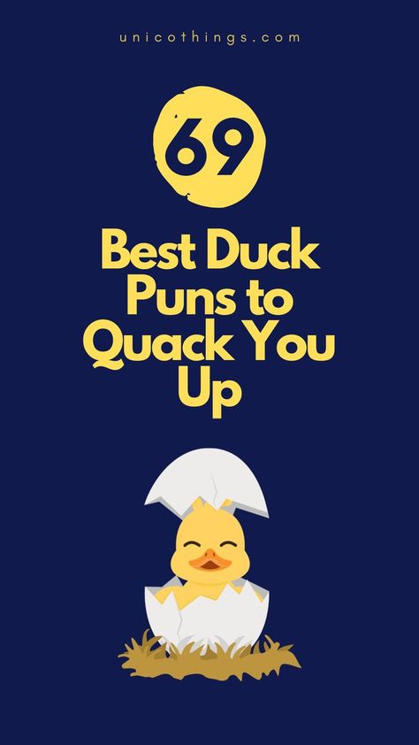 Add a playful and charming touch to your appreciation for these adorable waterfowls with these funny duck puns that will add a splash of laughter to your feathered encounters. 🦆😄 #DuckPuns #Puns #QuackJokes Duck Puns, Birthday Puns, Witty Comebacks, Double Entendre, Duck Birthday, Funny Duck, Word Play, Smile On, Funny Puns