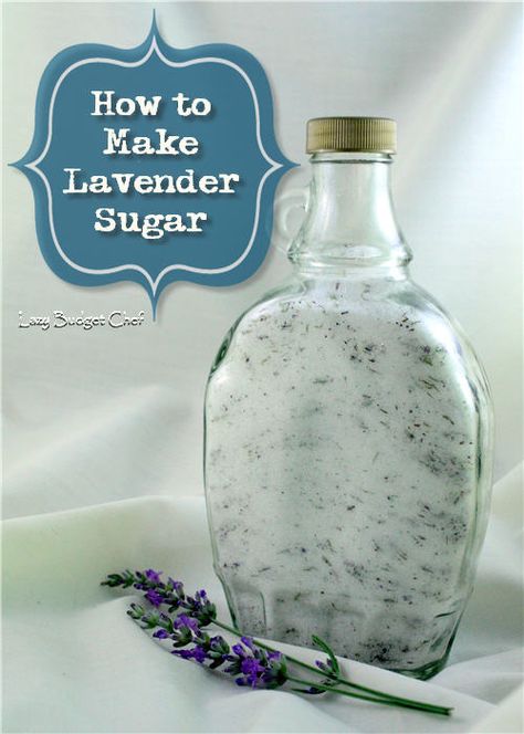 Flavored Sugars, Buy Dirt, Lavender Sugar, Infused Sugar, Baking Easy, Lavender Crafts, Dry Mixes, Lavender Recipes, Culinary Lavender