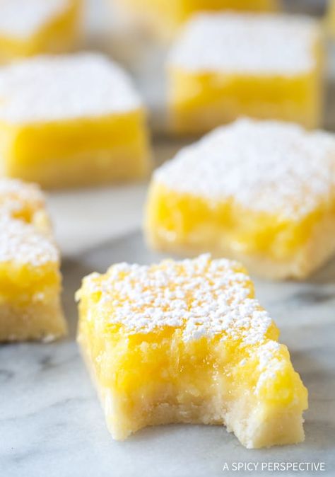 Lemon Bar Recipe #ASpicyPerspective #Lemon #Bars #LemonBars #LemonSquares #CookieCrust #WhiteChocolate #Spring #Dessert #Easter Lilikoi Bars Recipes, Lilikoi Recipe, Passionfruit Bars, Shortbread Cookie Crust, Hawaiian Desserts, Best Lemon Bars, Passionfruit Recipes, Pudding Chia, Dessert Mousse