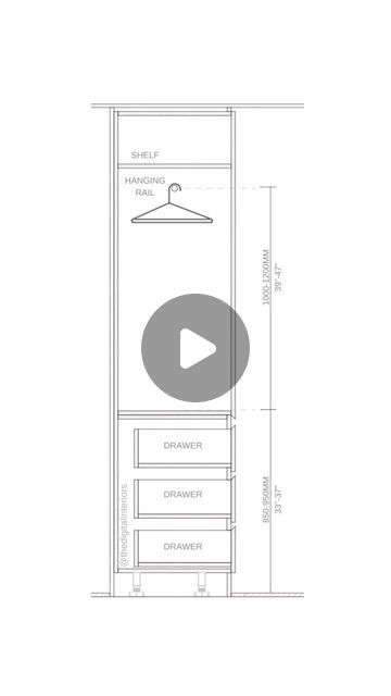 Sprina Singh - Digital Interiors on Instagram: "Wardrobe Section Details ✨  What other features would you include in these designs?  Detail Booklet will be releasing in beginning of February ✨ stay updated here on Instagram ✨  Disclaimer: The details shown in the drawings are not extracted from these designs in the photos. The details serve as illustrative examples of how similar details could appear in real life. Please note that these specifics are not associated with the showcased projects.  Please let me know if you want me to tag your project. Otherwise I have referenced the company on the bottom right in the images. 🙏  #InteriorDesign #HomeDecor #WardrobeGoals #ClosetOrganization #CustomClosets #StorageSolutions #ClosetDesign #FashionForward #StyleInspiration #ClosetEnvy #HomeImprov Wardrobe Section Ideas, Wardrobe Section, Custom Closets, Detailed Drawings, You Want Me, Closet Design, Closet Organization, Dressing Room, Storage Solutions