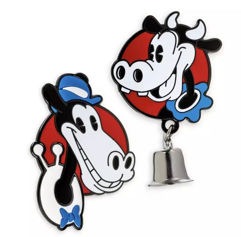 New Clarabelle Cow And Horace Horsecollar Pin Set Available Now! Clarabelle Cow, Mickey Mouse Steamboat Willie, First Disney Princess, Mickey Mouse Ears Headband, Barn Dance, Mickey Mouse Cartoon, Three Little Pigs, Disney Addict, Disney Trading Pins