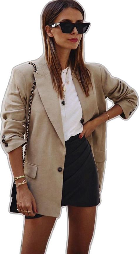 Simple Work Outfits, Blazer Fits, Look Retro, Mode Casual, Looks Street Style, 2020 Fashion, Long Blazer, Mode Inspo, Womens Fashion For Work