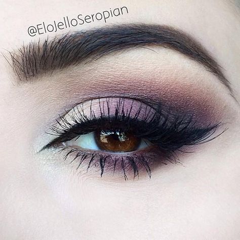 plum smokey eye Plum Smokey Eye, Wedding Hairstyles And Makeup, Purple Smokey Eye, Wedding Day Makeup, Smoky Eyes, Beauty Make-up, Purple Eyeshadow, Smokey Eyes, Make Up Looks