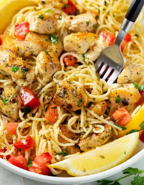 Chicken Scampi - The Cozy Cook Easy Chicken Scampi Recipe, Chicken Scampi Recipe, Butter Sauce For Pasta, Chicken Scampi, Pasta Chicken, Scampi Recipe, Angel Hair Pasta, Garlic Butter Sauce, Pasta Dinner Recipes