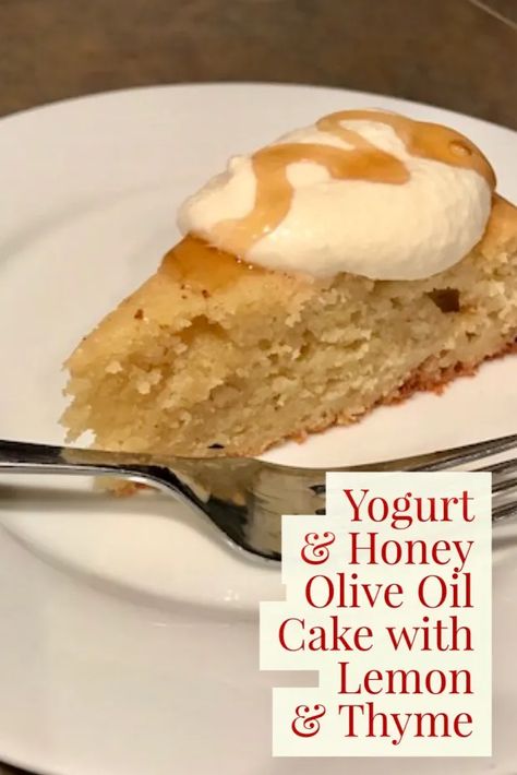 Yogurt Cake Healthy, Oil Cake Recipe, Olive Oil Cake Recipe, Yogurt Honey, The Recipe Critic, Recipe Critic, Lemon Thyme, Oil Cake, Leftover Cake