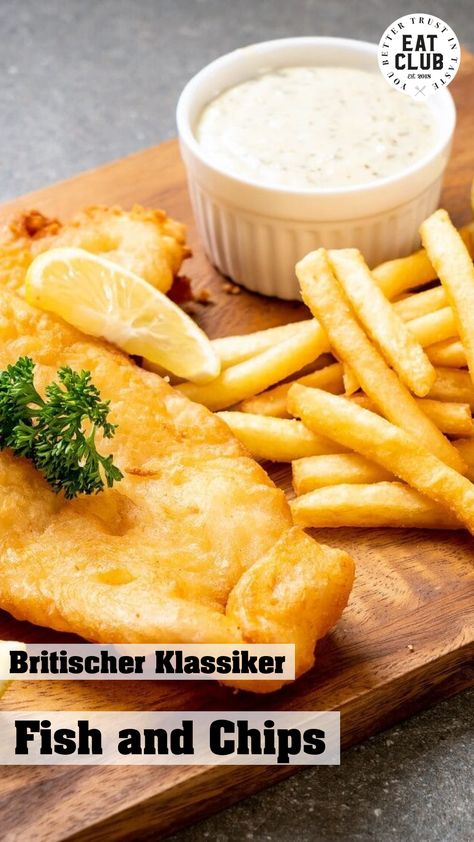 Fish Chips Recipes, Fish & Chips, Fish And Chips Recipe, English Fish And Chips, Fish N Chips, Beer Battered Fish, Battered Fish, Kids Menu, Chips Recipe